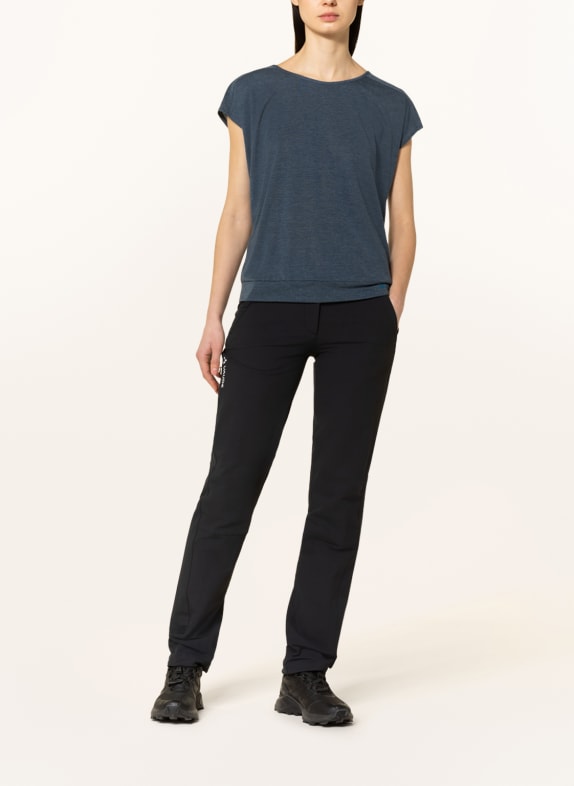 VAUDE T-shirt SKOMER III DONKERBLAUW