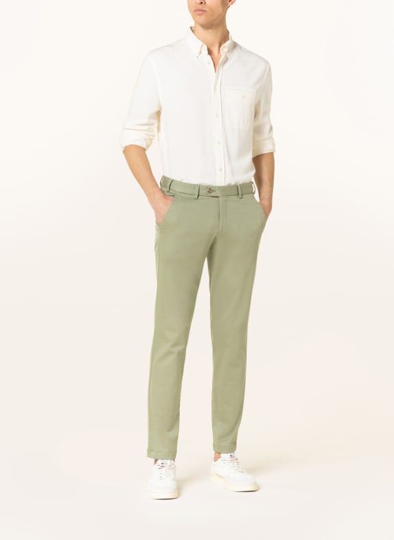 HILTL Chino Extra Slim Fit VERDE