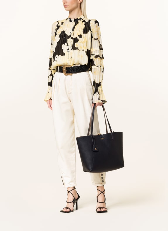LAUREN RALPH LAUREN Omkeerbare boodschappentas ZWART / TAUPE
