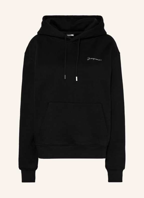 JACQUEMUS Hoodie LE SWEATSHIRT BRODE BLACK