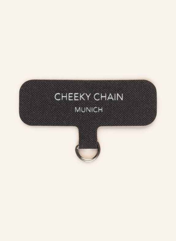 CHEEKY CHAIN MUNICH Smartphone-Inlay SCHWARZ/ SILBER