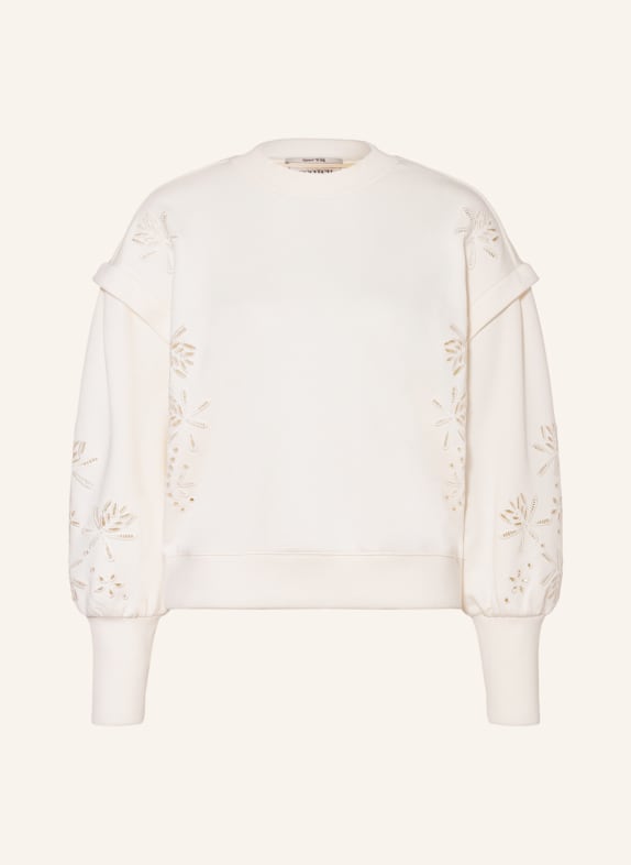 SCOTCH & SODA Sweatshirt mit Lochstickereien