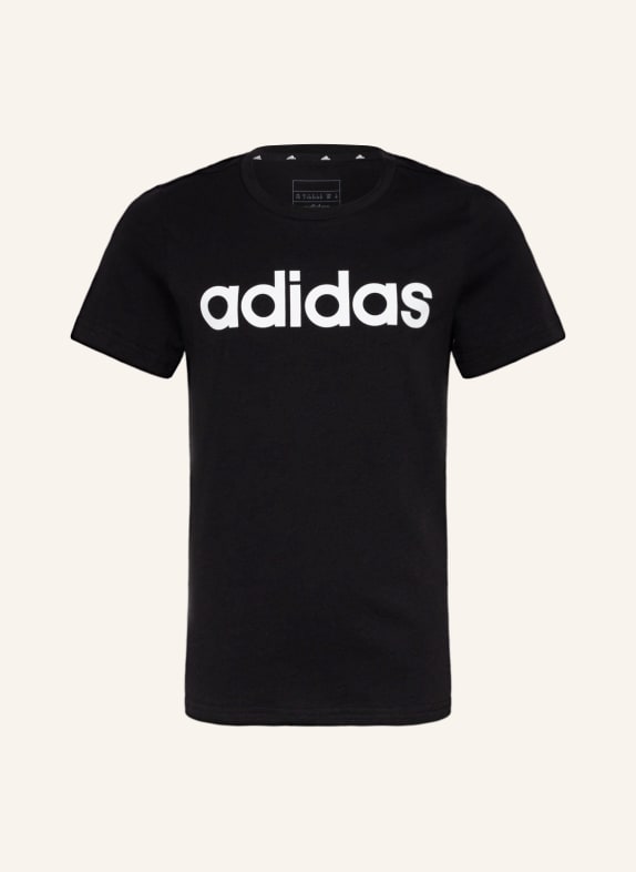 adidas T-Shirt SCHWARZ/ WEISS