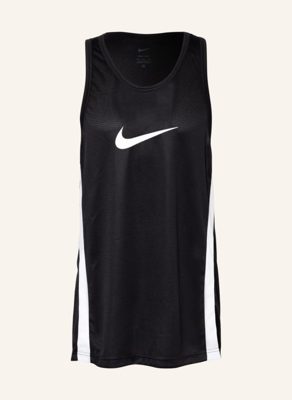 Nike Basketballtrikot DRI-FIT ICON SCHWARZ/ WEISS