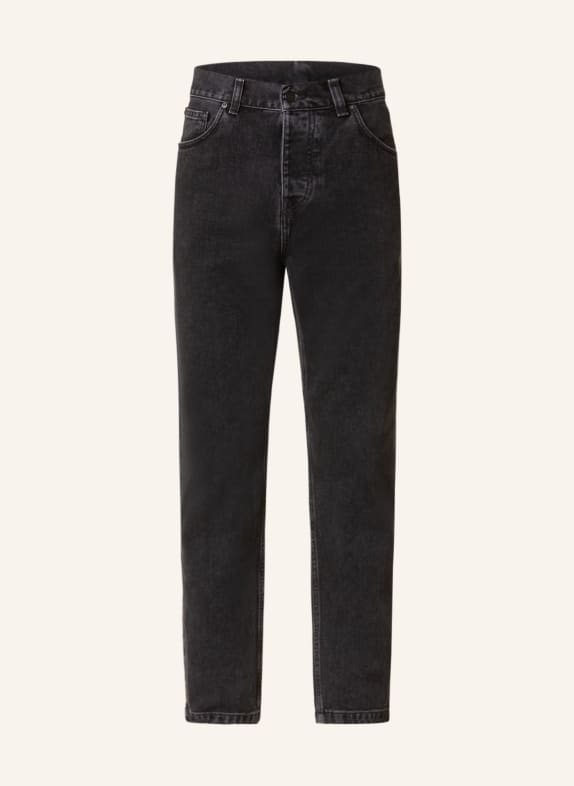 carhartt WIP Jeans NEWEL relaxed tapered fit 8906 Black Stone Washed