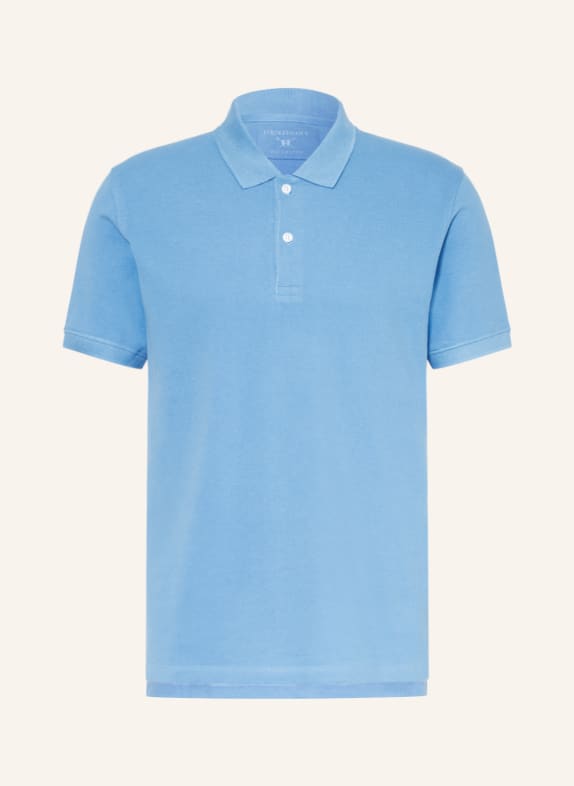 STROKESMAN'S Piqué polo shirt BLUE