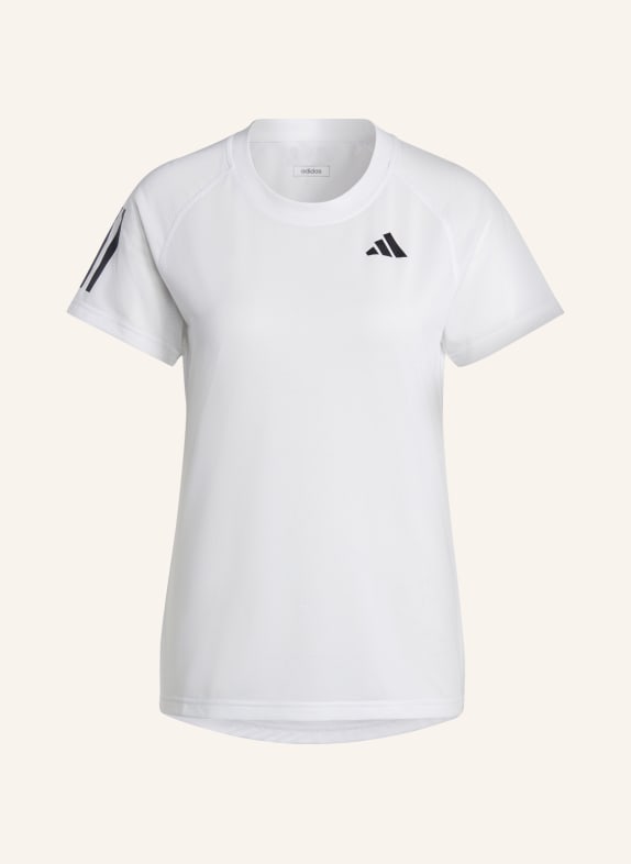 adidas T-Shirt CLUB mit Mesh WEISS