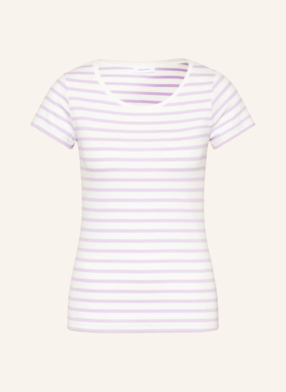darling harbour Lounge shirt WHITE/ LIGHT PURPLE