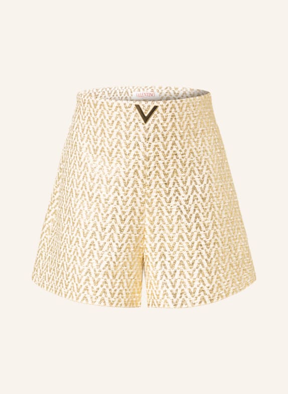 VALENTINO Bouclé-shorts with glitter thread