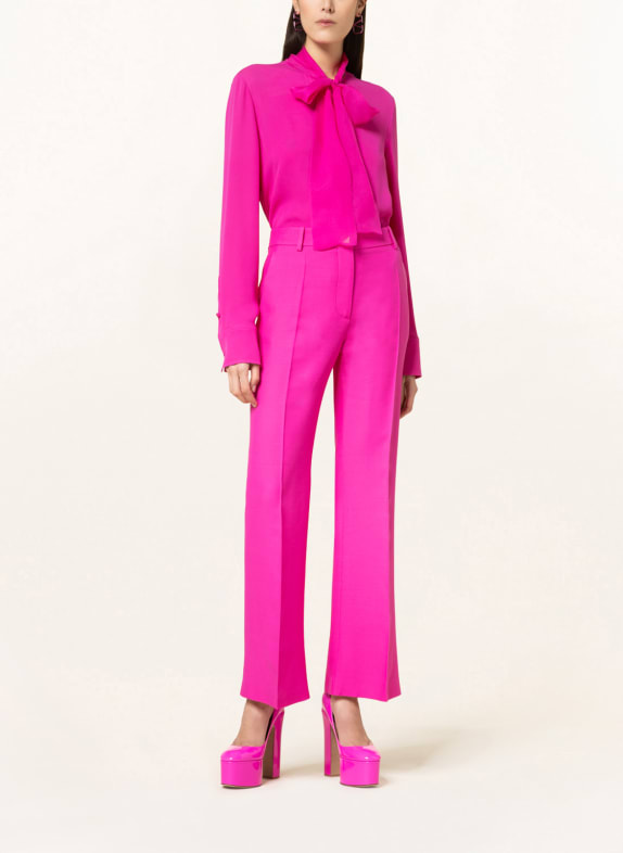 VALENTINO Trousers with silk