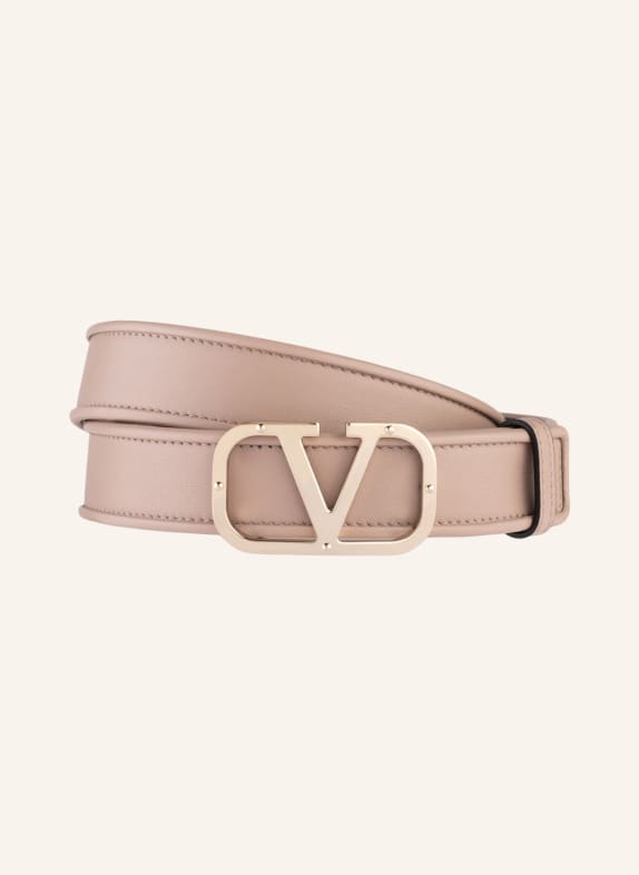 VALENTINO GARAVANI Leather belt VLOGO NUDE