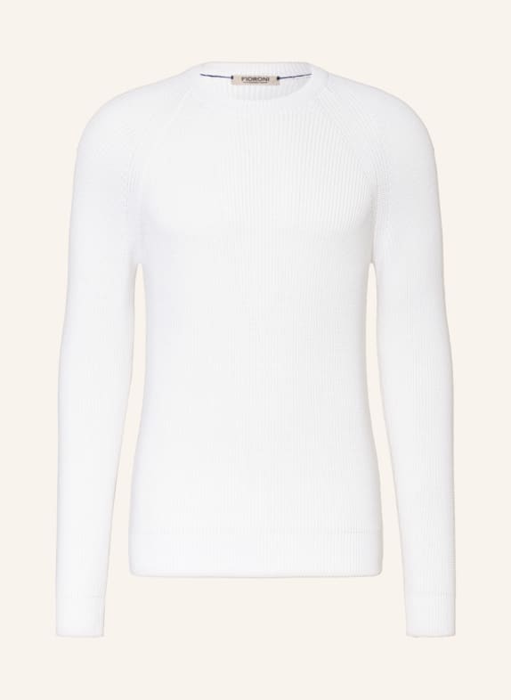 FIORONI Sweater with silk WHITE