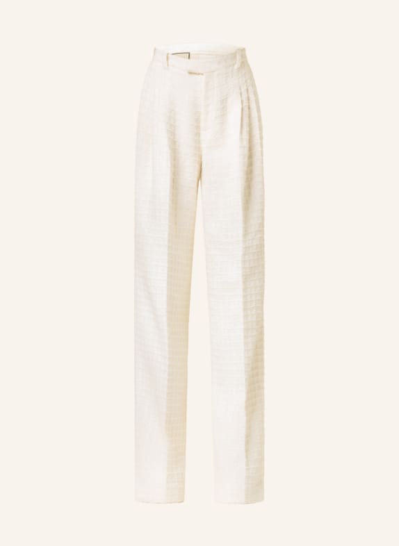 GUCCI Wide leg trousers made of tweed