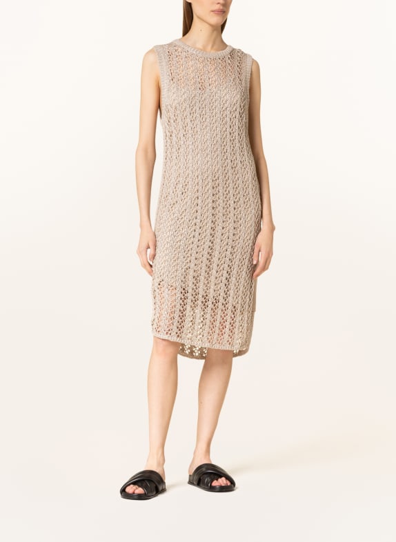 LUISA CERANO Knit dress with sequins
