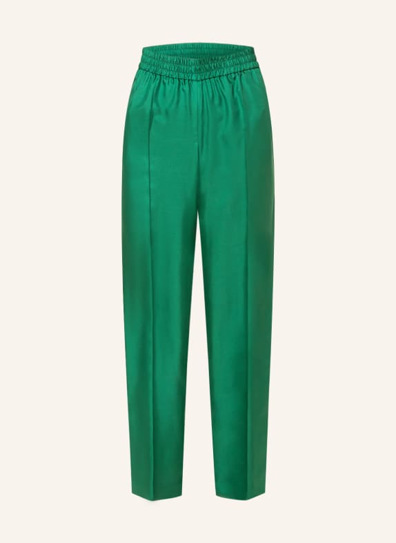 RED VALENTINO Wide leg trousers made of silk