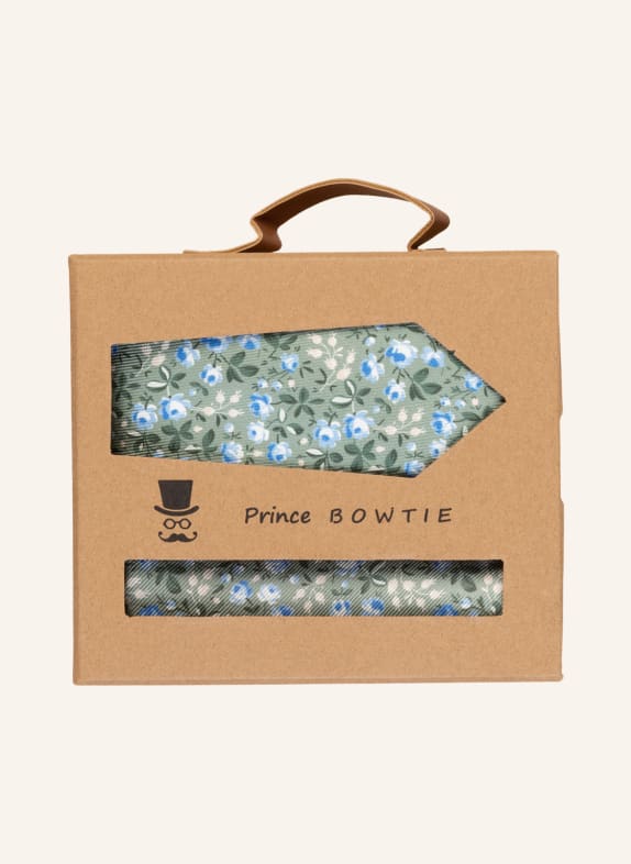 Prince BOWTIE Set: Krawatte und Einstecktuch