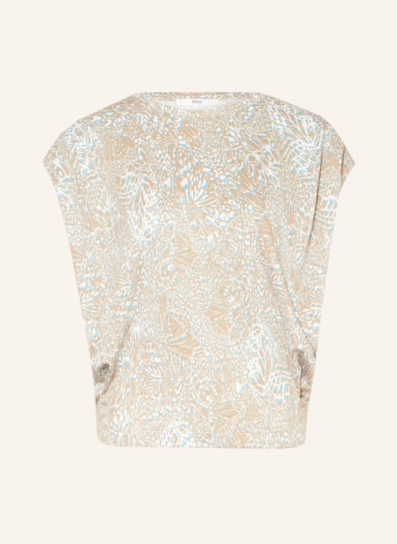 BRAX Top CAELEN BEIGE/ CREME/ HELLBLAU