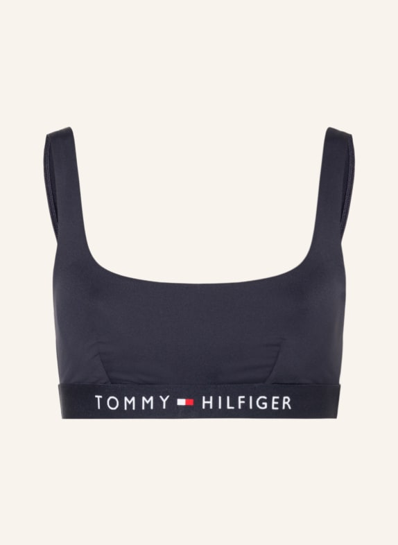 TOMMY HILFIGER Bustier-Bikini-Top DUNKELBLAU