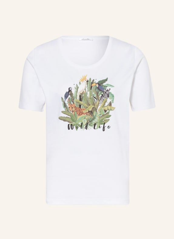 efixelle T-Shirt mit Schmucksteinen