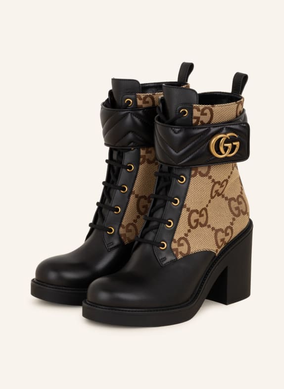 GUCCI Schnürboots 1183 BLA/C.EB/NER/NERO