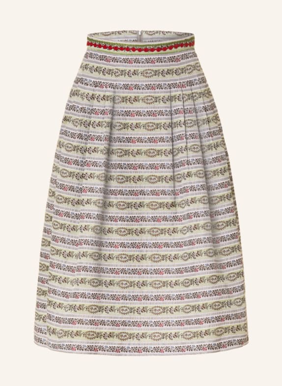 Hammerschmid Trachten skirt LINDAU GREEN/ GRAY