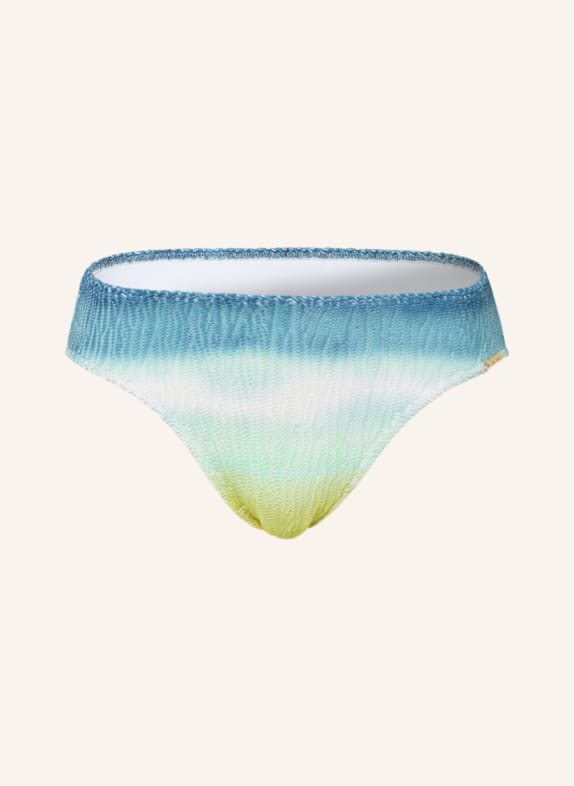 watercult Basic-Bikini-Hose OMBRÉ FLOW PETROL/ MINT/ DUNKELGELB