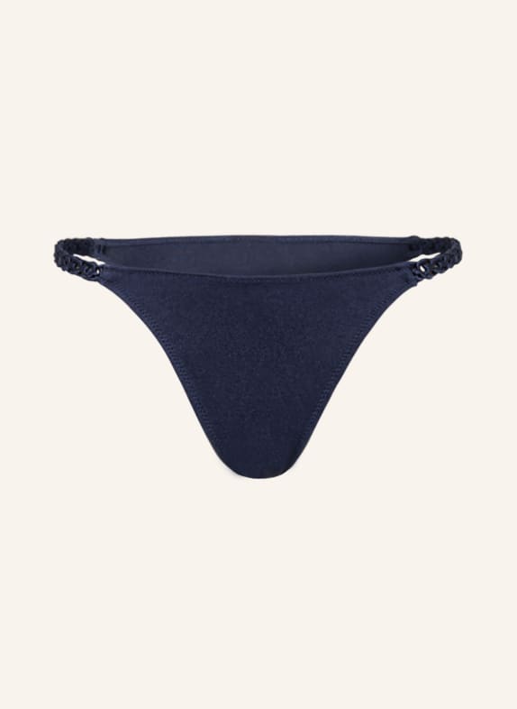 watercult Triangle bikini bottoms MAKRAMÉ LOVE DARK BLUE