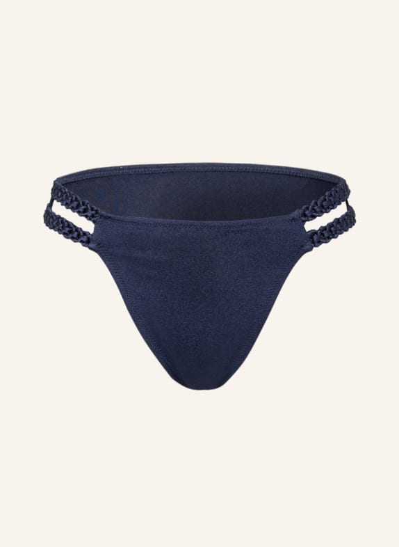 watercult Triangle bikini bottoms MAKRAMÉ LOVE DARK BLUE