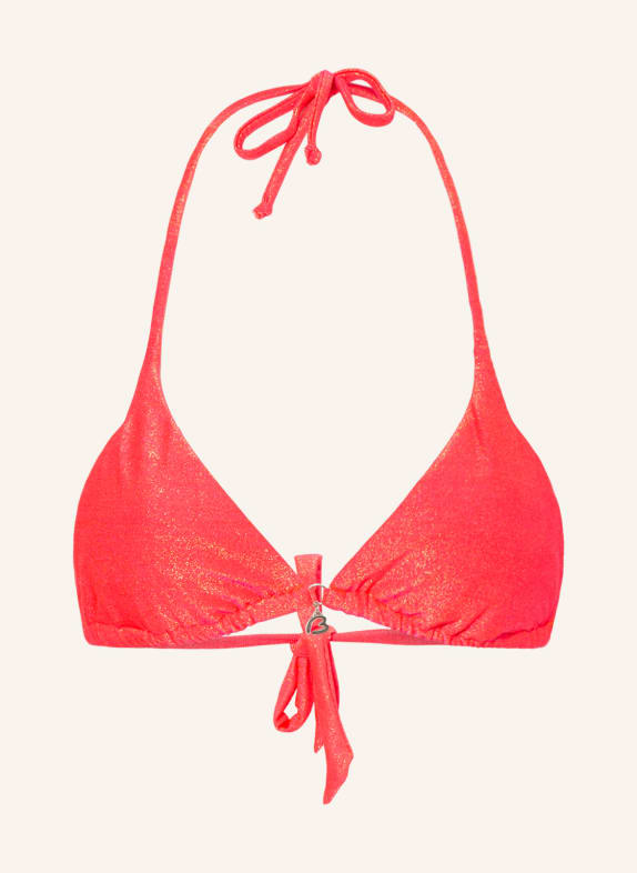 BANANA MOON Triangel-Bikini-Top SEAGLITTER RICO NEONPINK