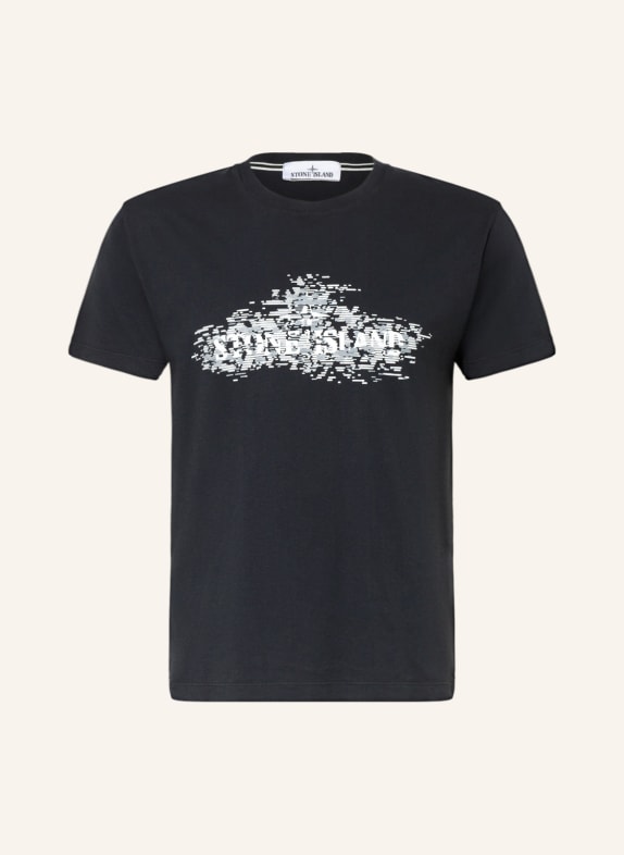 STONE ISLAND T-shirt CZARNY