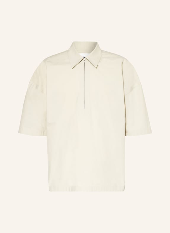 JIL SANDER Kurzarm-Hemd Comfort Fit HELLGRÜN