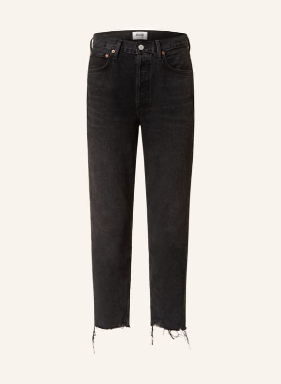 AGOLDE 7/8-Jeans RILEY mascara washed black