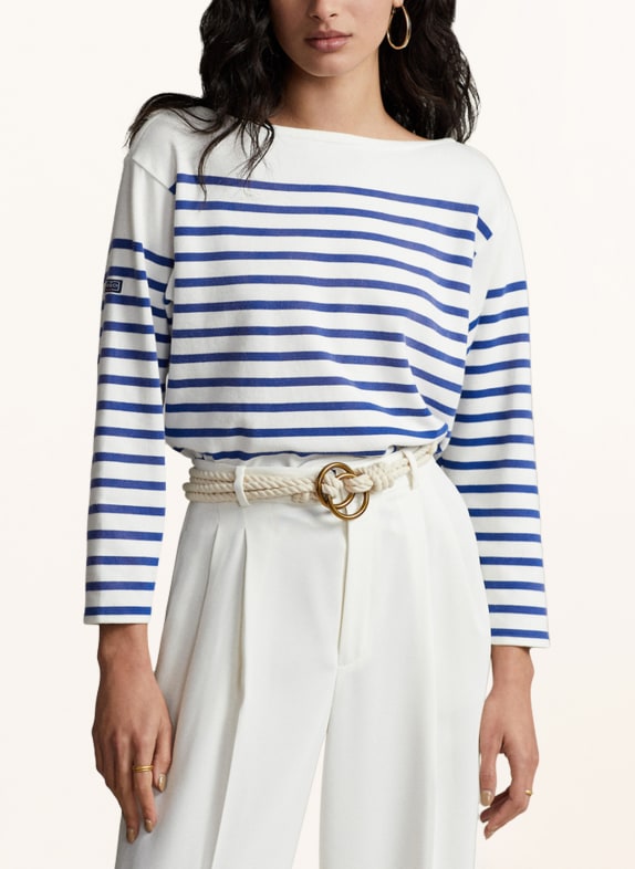 POLO RALPH LAUREN Longsleeve WIT / BLAUW