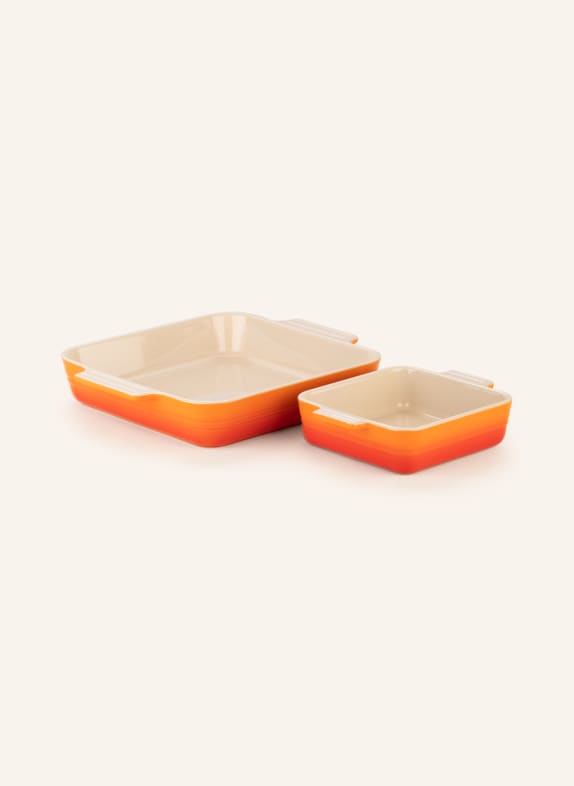 LE CREUSET Set van 2 ovenschaaltjes 252 FLAME