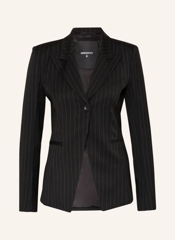 PATRIZIA PEPE Blazer SCHWARZ/ WEISS