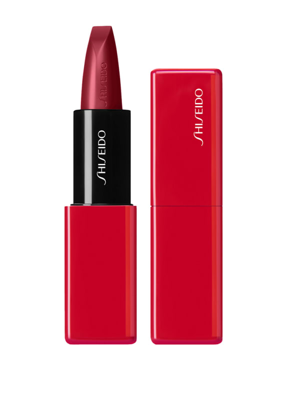 SHISEIDO TECHNOSATIN GEL LIPSTICK 411 SCARLET CLUSTER