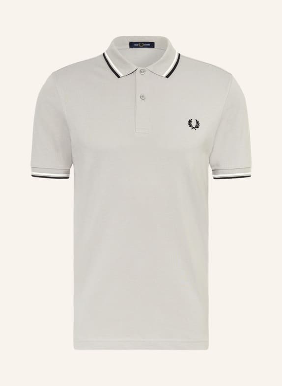 FRED PERRY Piqué poloshirt M3600 straight fit GRAY