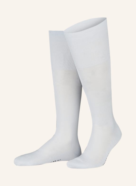 FALKE Knee socks LUXURY NO. 9 6594 light blue
