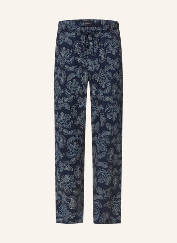 HANRO Spodnie od piżamy DAY & NIGHT GRANATOWY