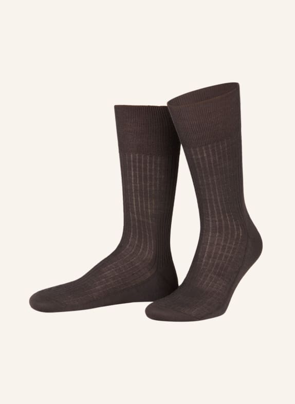 FALKE Ponožky LUXURY NO. 7 5930 BROWN