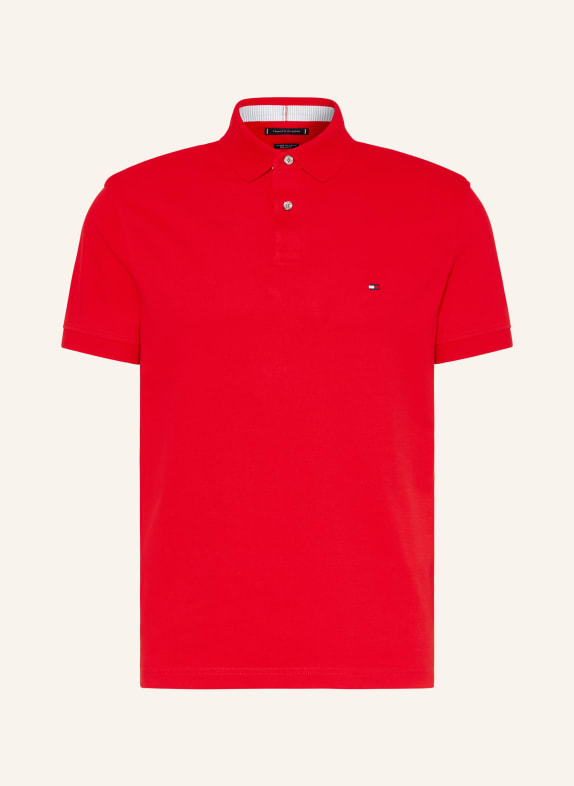 TOMMY HILFIGER Piqué polo shirt regular fit RED
