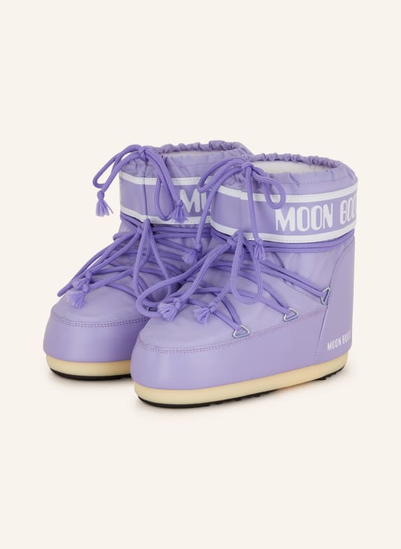 MOON BOOT Moon boots CLASSIC LOW LIGHT PURPLE/ WHITE