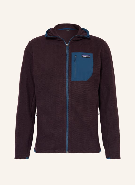 patagonia Fleece jacket R1® AIR TEAL/ DARK PURPLE