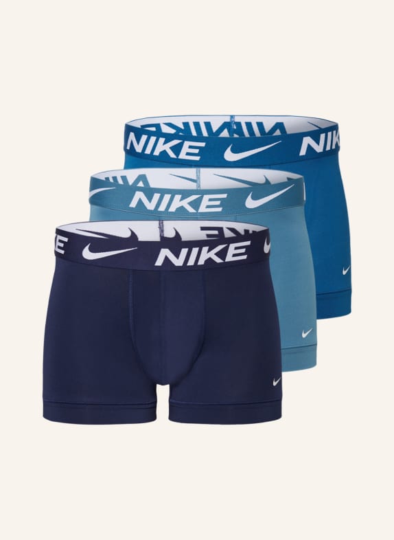 Nike 3-pack boxer shorts MICRO ESSENTIAL BLUE/ DARK BLUE/ LIGHT BLUE