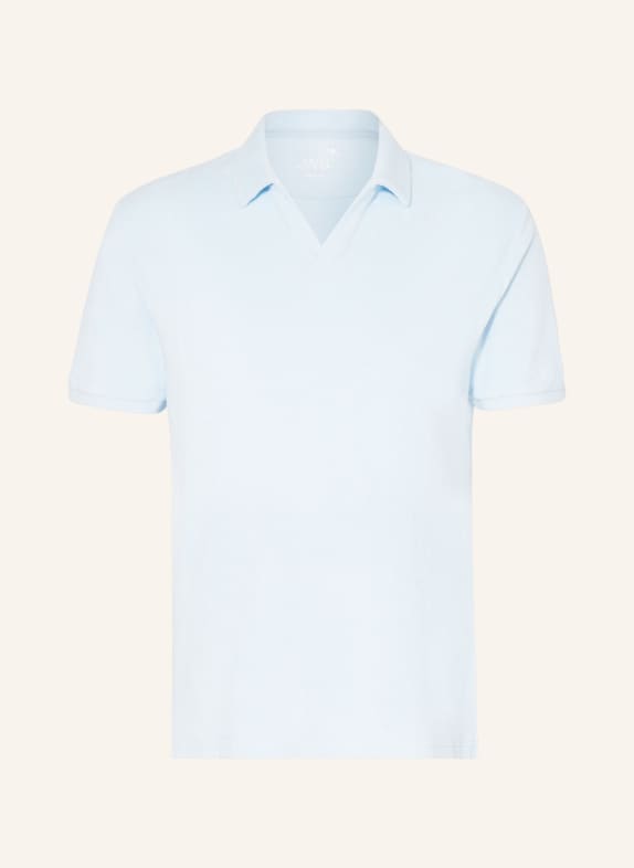 Juvia Terry cloth polo shirt LIGHT BLUE