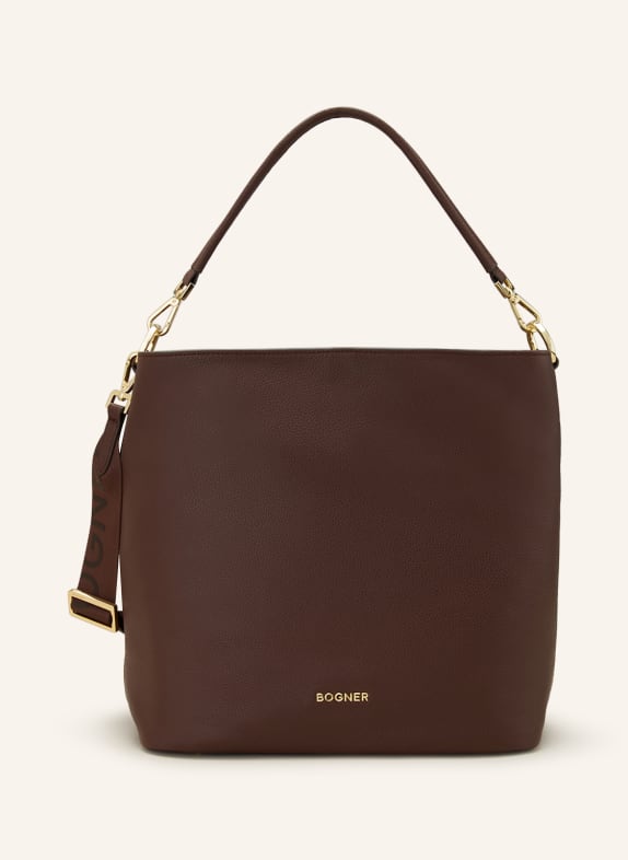 BOGNER Hobo-Bag PONTRESINA JESSI BRAUN