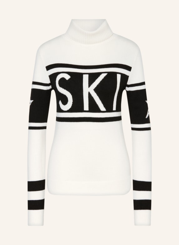 PERFECT MOMENT Turtleneck sweater SCHILD CREAM/ BLACK