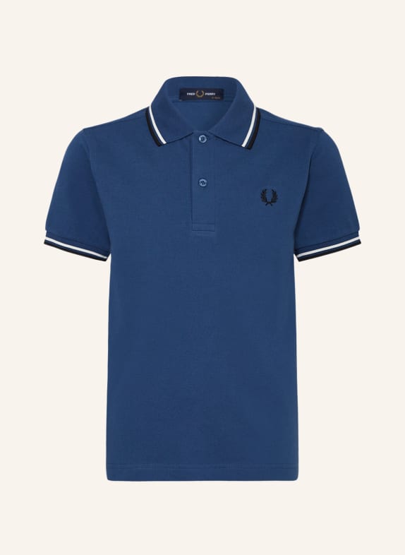 FRED PERRY Piqué-Poloshirt SY3660 BLAU