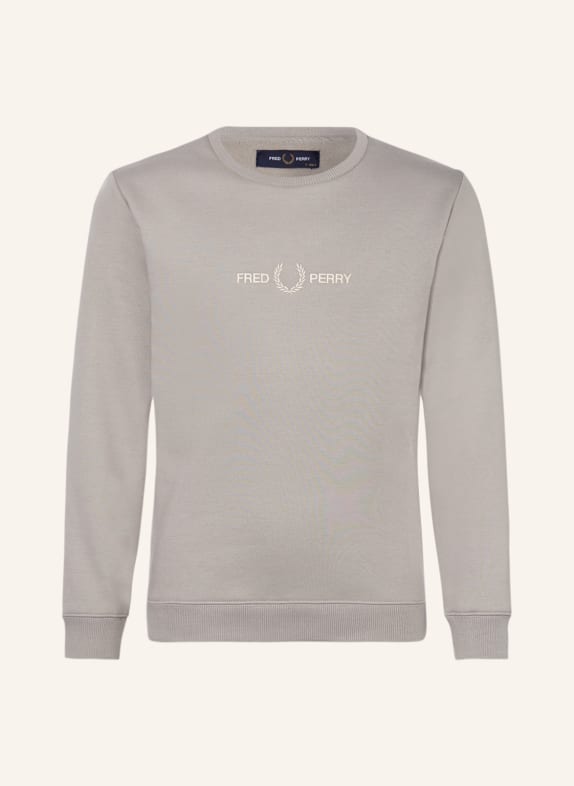 FRED PERRY Sweatshirt GRAU