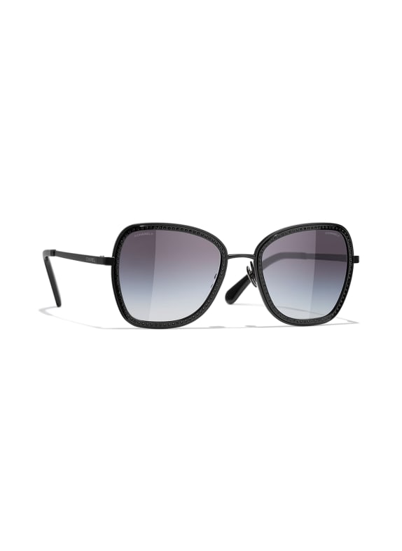 CHANEL Square sunglasses C101S6 - BLACK/ GRAY GRADIENT